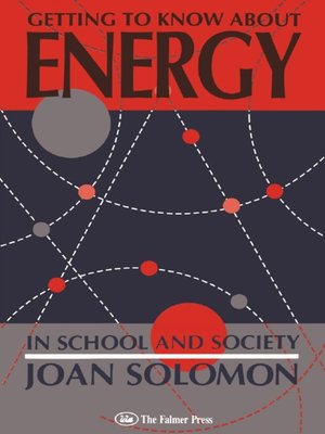 cover image of Getting to Know About Energy In School and Society